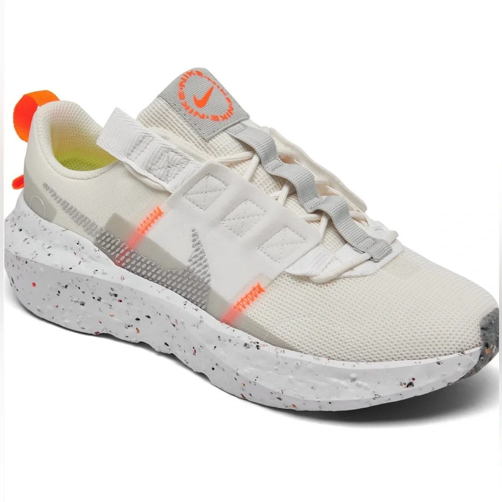 Nike Crater Impact TD In‎ Summit White Grey Fog YOUTH Size 7 - Athletic Sporty